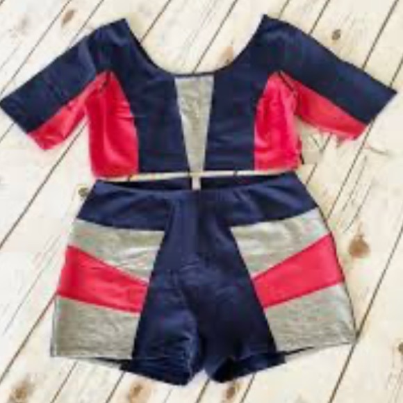 Brand New Free People SMALL six pack Set deepest navy red gray combo 2 items - Picture 3 of 6